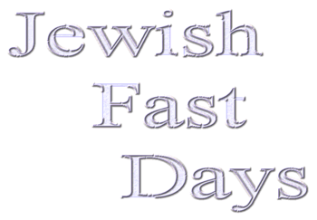 Various Jewish Fast Days