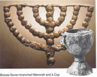 menorah and cup